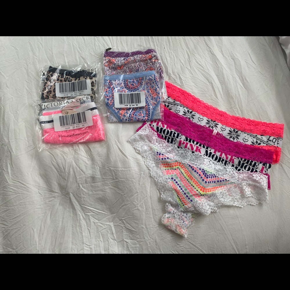 RESERVED Various Size M PINK VS panties